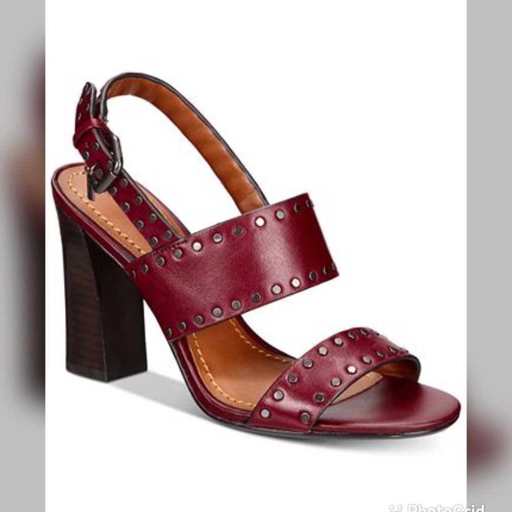 Coach Rylie Stacked-heeled dress sandals